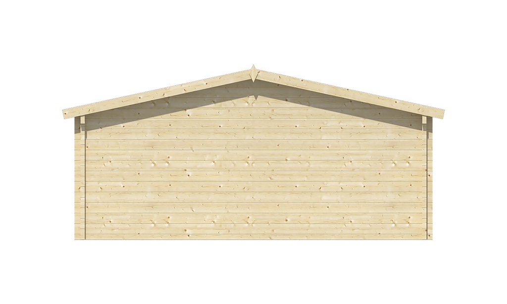 Blokhut - Tuinhuis - Home Office 70mm Rune Prijs exclusief dakbedekking, ramen en deuren Dakleer: 70 m² / Shingles: 57 m² / Aqua: 66 STK / Profiel: zie tab Afmeting: L595xB595xH276cm Ramen en deuren naar keuze bij te bestellen