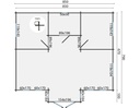 Blokhut - Tuinhuis - Home Office 70mm Mullingar incl. 27mm vloer/dak Prijs exclusief dakbedekking, ramen en deuren Shingles: 90 m² Afmeting: L850xB790xH317cm Ramen en deuren naar keuze bij te bestellen
