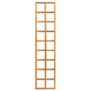 Trellis recht hardhout H180xB40cm glad geschaafd lamel: 1.4x3.0cm  Houtsoort: Keruing 