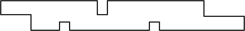 NE vuren channelsiding plank 1.8x14.5x300cm zwart gespoten werkend: 13.7cm A-zijde 1 zaagsnede, B-zijde 2 zaagsnedes  