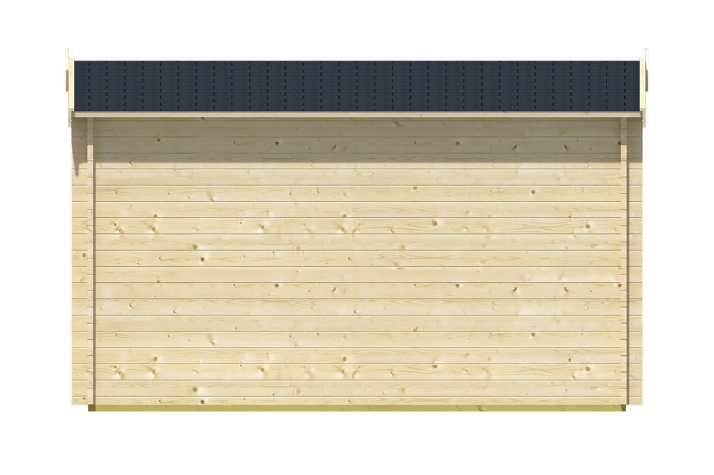 Blokhut - Tuinhuis 40mm Chloe Prijs exclusief dakbedekking - dient apart besteld te worden Dakleer: 26,5 m² / Shingles: 21 m² / Aqua: 24 STK / Profiel: zie tab Afmeting: L400xB300xH243cm 