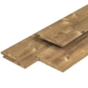 Caldura Wood grenen overhangend rabat 1.8x14.1x480cm geschaafd werkend: 12.8cm   
