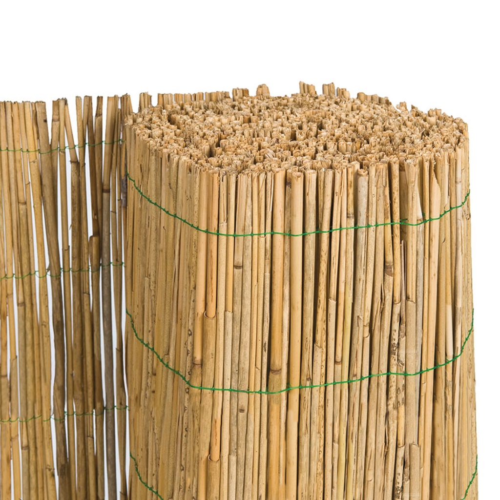 Rieten decoratiematten H160xL600cm enkelvoudig op rol    