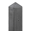 Berton©-paal antraciet, diamantkop 10x10x308cm eindmodel Maas-serie voor scherm: 180x180  