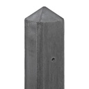 Berton©-paal LG antraciet, diamantkop 10x10x280cm hoekmodel Amstel-serie voor scherm: 180x180  