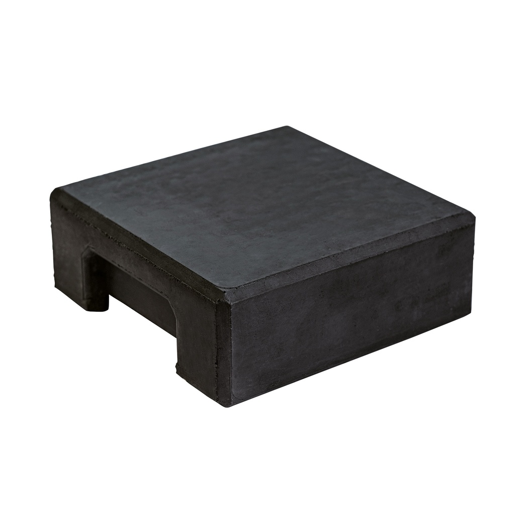 Berton©-afdekpet gecoat vlakke kop 14x14x5cm tussenmodel    