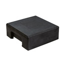 Berton©-afdekpet gecoat vlakke kop 14x14x5cm tussenmodel    
