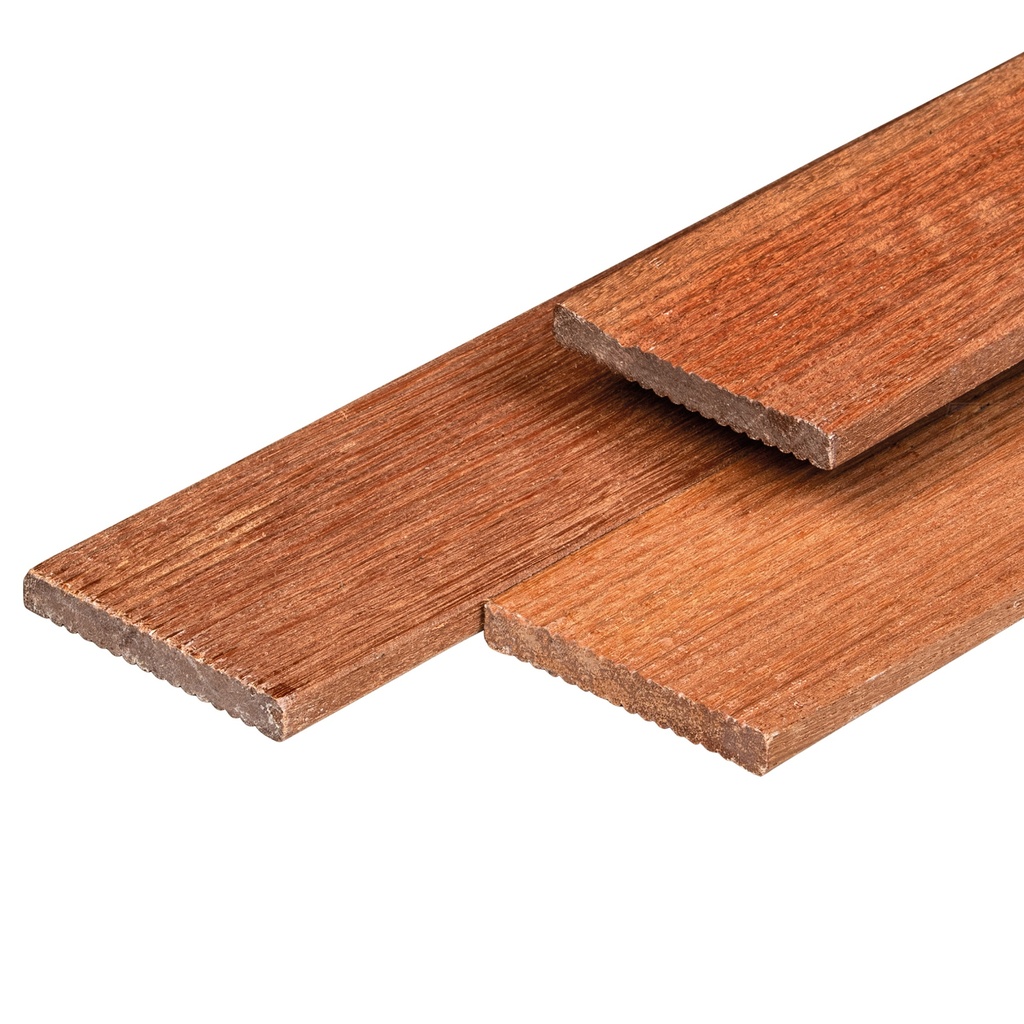 Hardhout timmerhout kunstmatig gedroogd 1.2x9.0x180cm geschaafd, reliëf Hardhout 2-zijden fijn reliëf geschaafd houtsoort: Keruing  