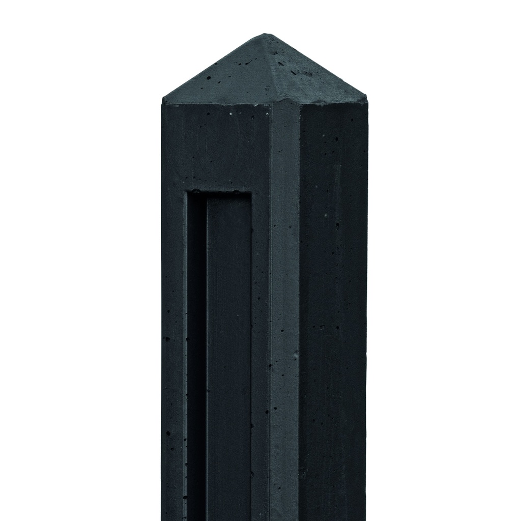 Berton©-paal gecoat, diamantkop 10x10x145cm hoekmodel Hunze-serie   