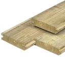 Damwand Geïmpregneerd 4.0x17.0x300cm werkend: 15.0cm 0.51m2 per plank