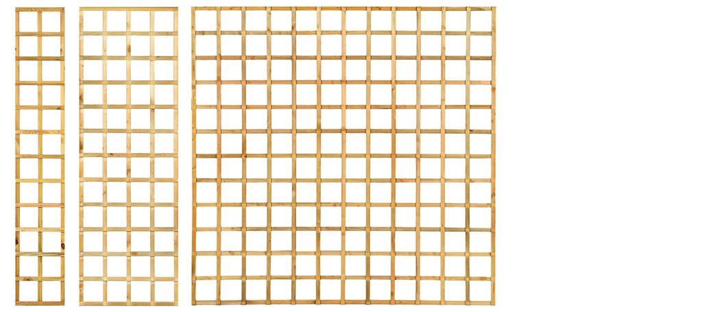 Trellis recht, lamel 1.3x2.5cm H180xB30cm zonder lijst lamel:  1,3x2,5cm  
