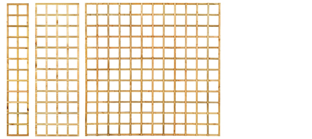 Trellis recht, lamel 1.3x2.5cm H180xB30cm zonder lijst lamel:  1,3x2,5cm  