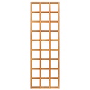 Trellis recht hardhout H180xB60cm glad geschaafd lamel: 1.4x3.0cm  Houtsoort: Keruing 