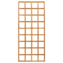 Trellis recht hardhout H180xB90cm glad geschaafd lamel: 1.4x3.0cm  Houtsoort: Keruing 