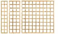 [P018960-15.2400] Trellis, rechte lamellen met lijst H180xB40cm  lamel:  1,3x4,0cm  