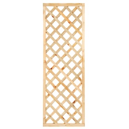 [P018964-15.5600] Trellis, diagonale lamellen met lijst H180xB60cm  lamel:  1,3x4,0cm  