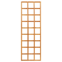 [P002543-15.9060] Trellis recht hardhout H180xB60cm glad geschaafd lamel: 1.4x3.0cm  Houtsoort: Keruing 